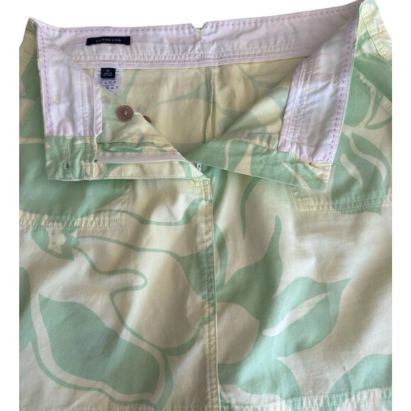 Lands' End Floral Multicolor Pockets Belt Loops Skort Women's Sz 12P - Picture 7 of 12